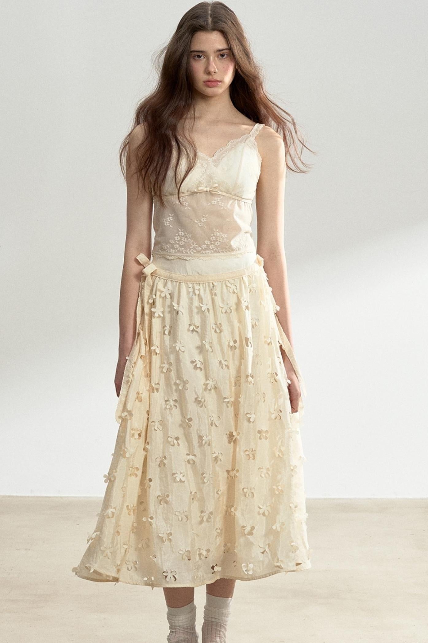 Romantic Floral Skirt