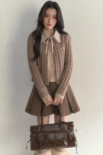 Fake Two Gentle Knit Sweaters