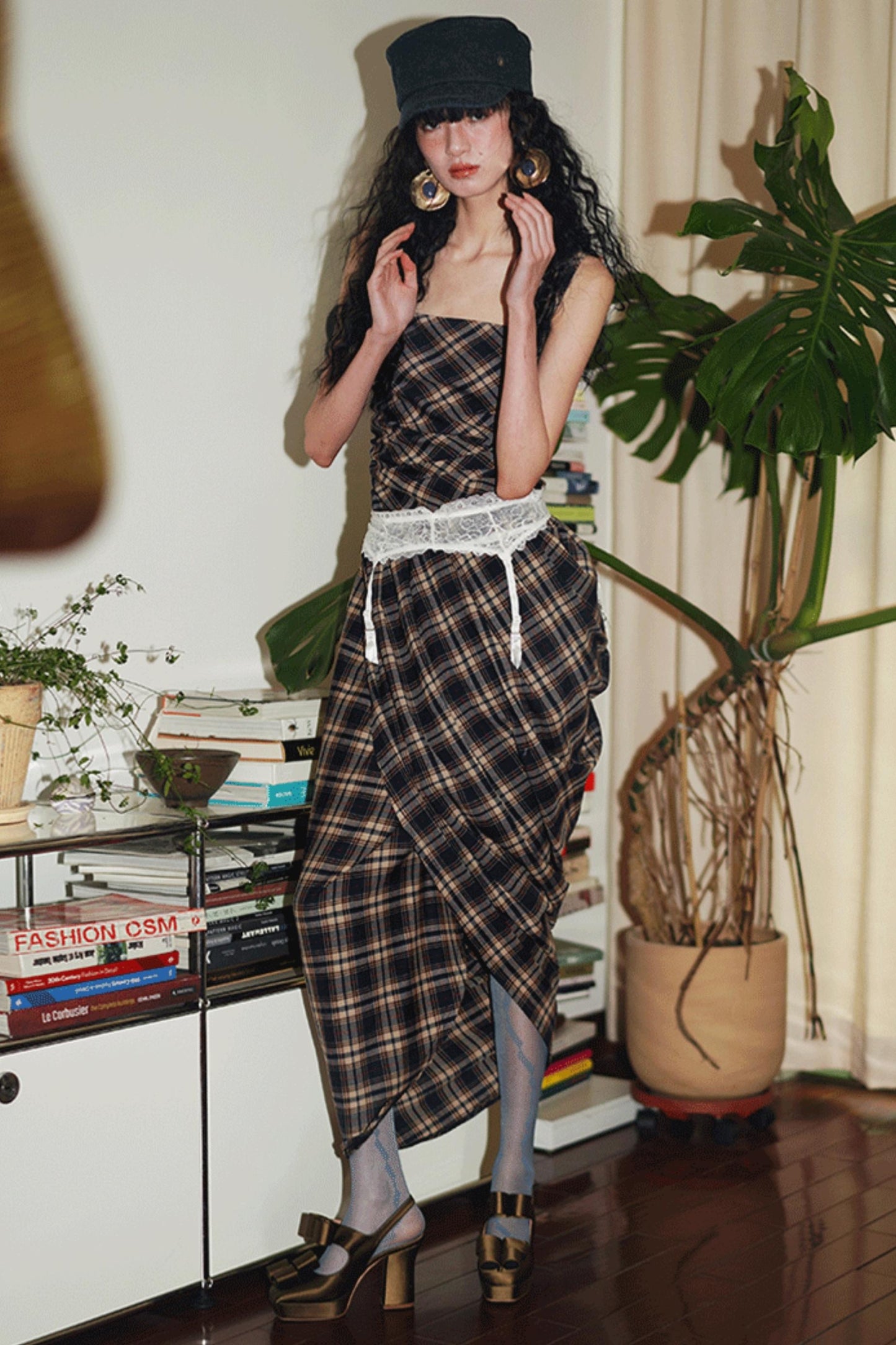 Floral Asymmetrical Crop Dress