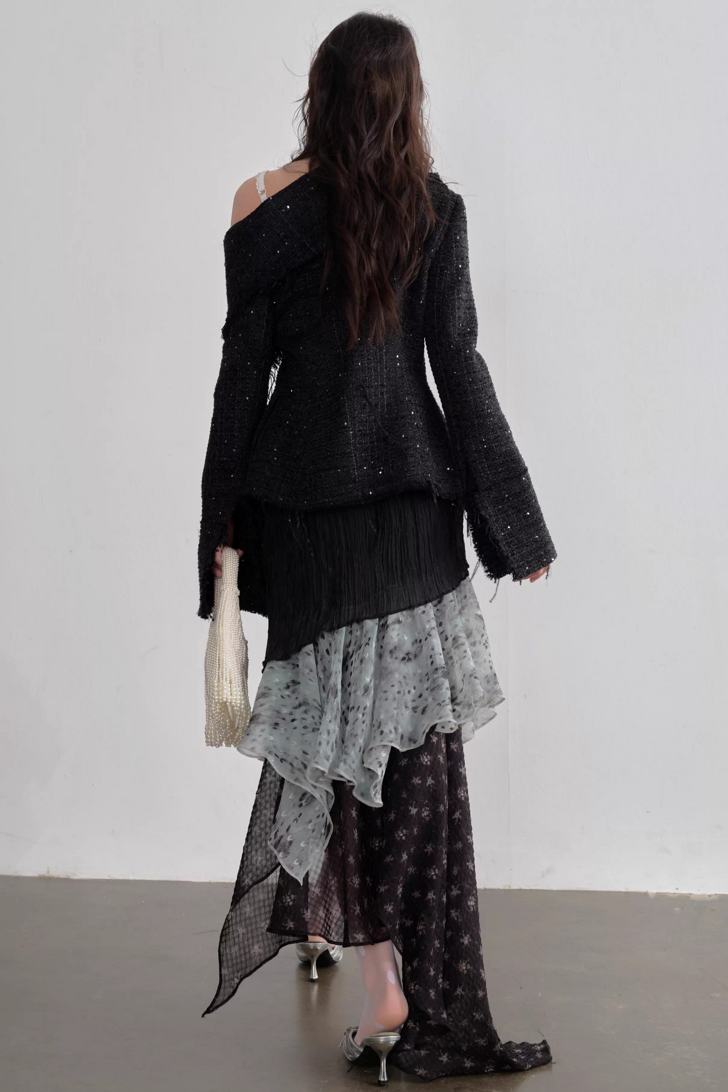 Bohemian Asymmetrical Fringe Jacket