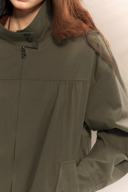 Linen Plaid Double Sided Jacket