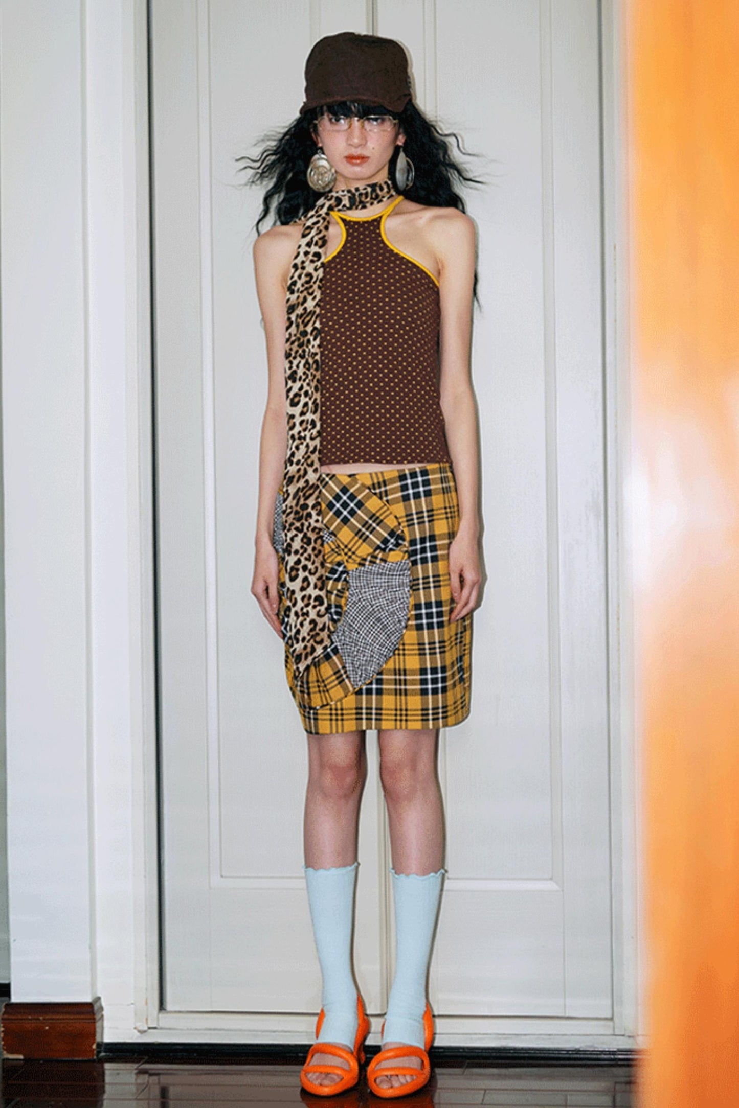 Twisted Retro Crop Skirt