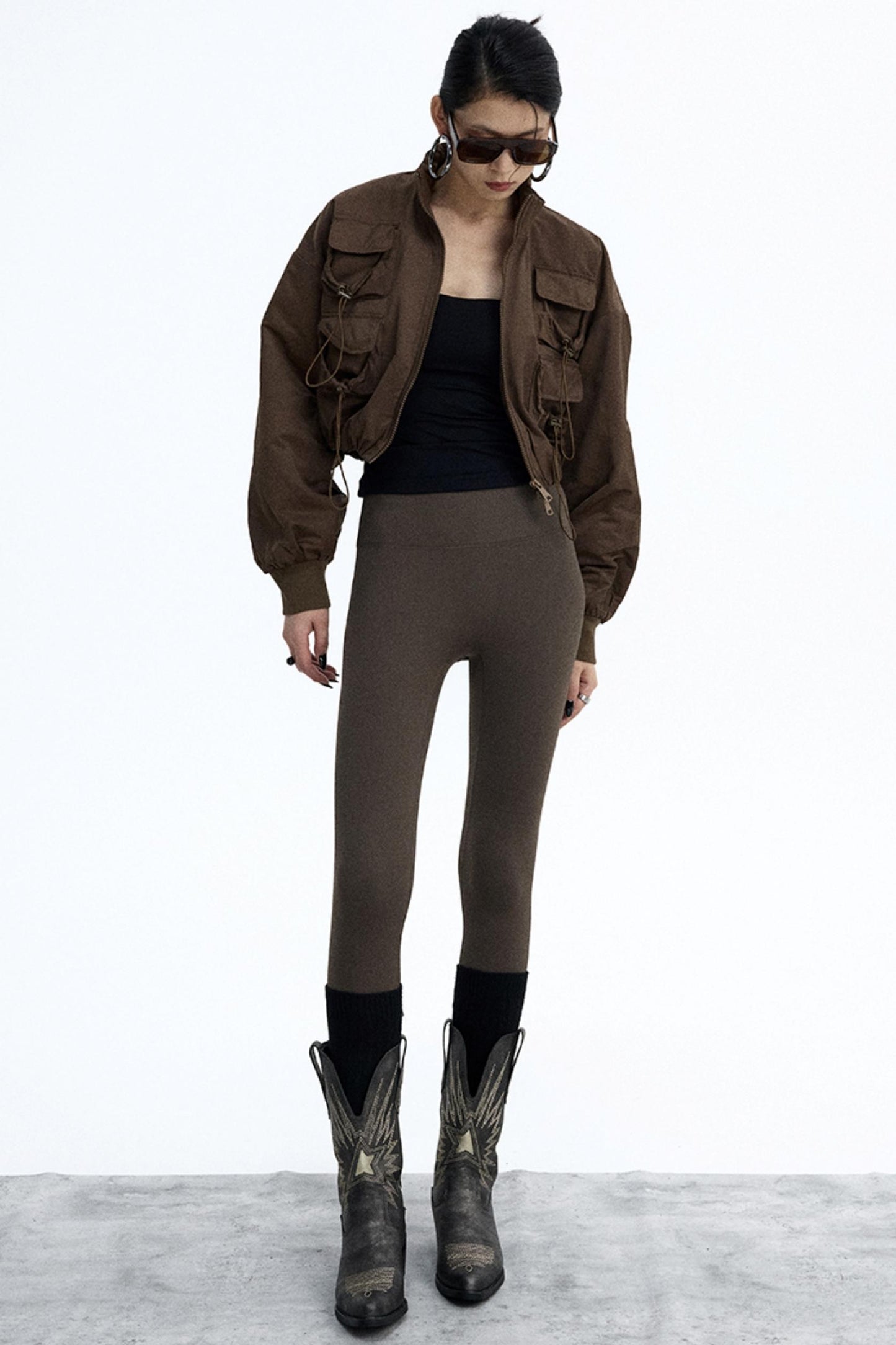 High-Waisted Shaping Yoga Pants