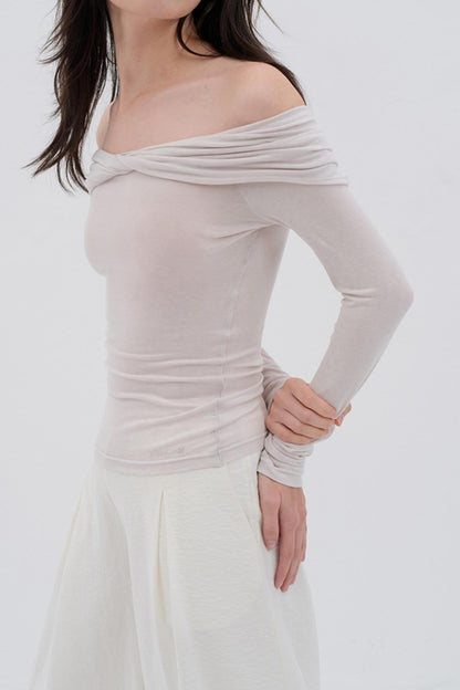 Romantic One-Shoulder Top