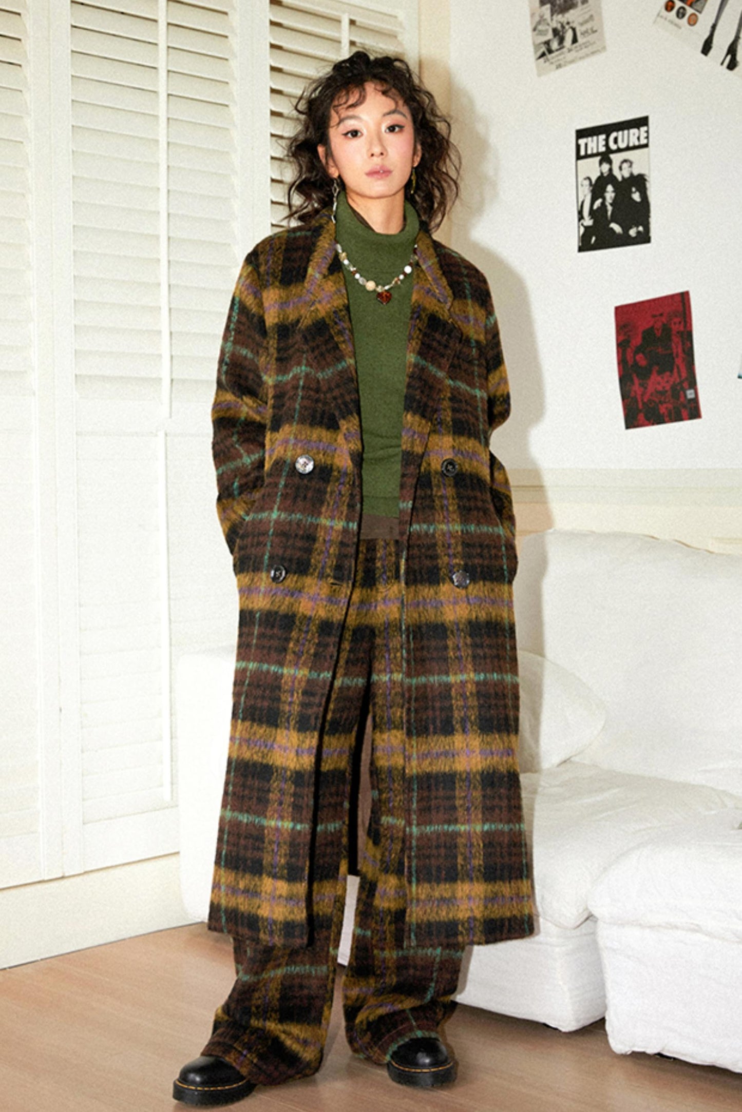 Chemical Girl Sunset Plaid Coat