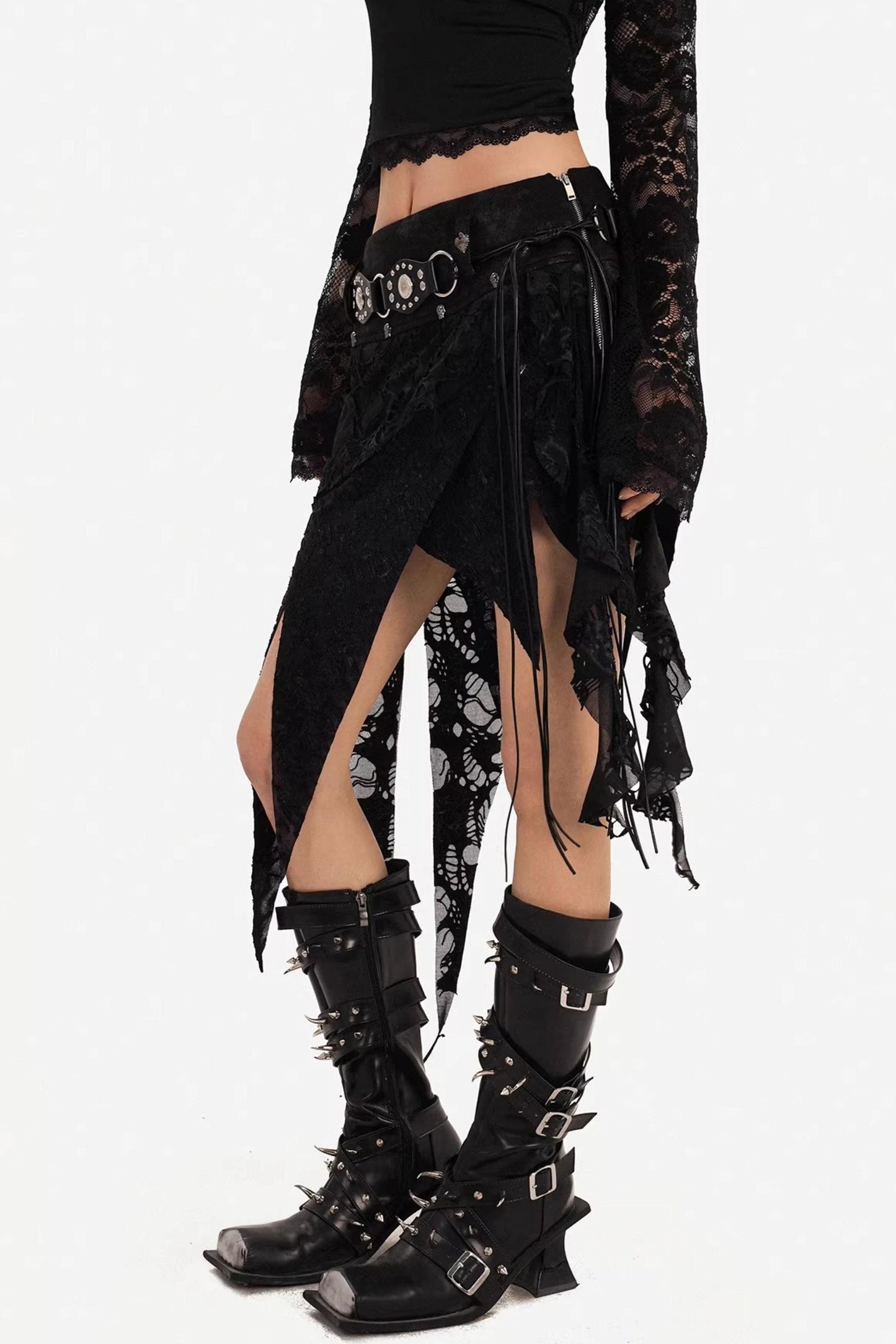 Romantic Gothic Lace Skirt