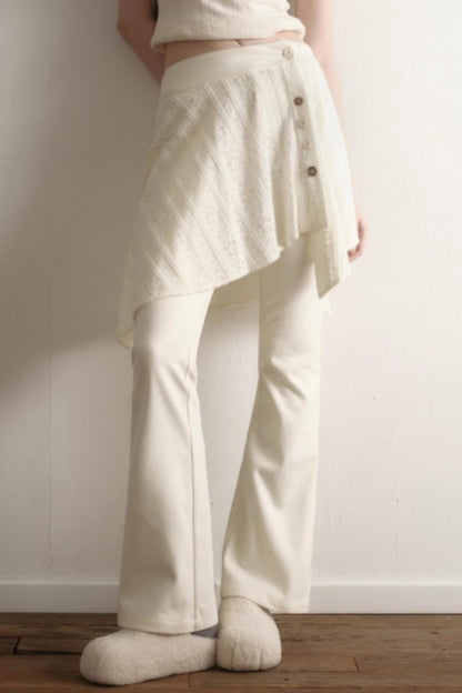 Artist-Original Lace Patchwork Pants