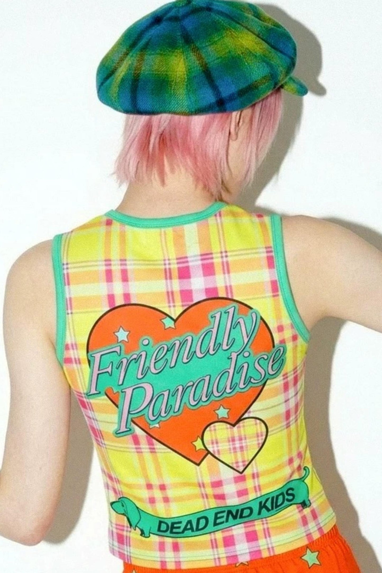 Amerikanisches Y2K-Tanktop mit Print