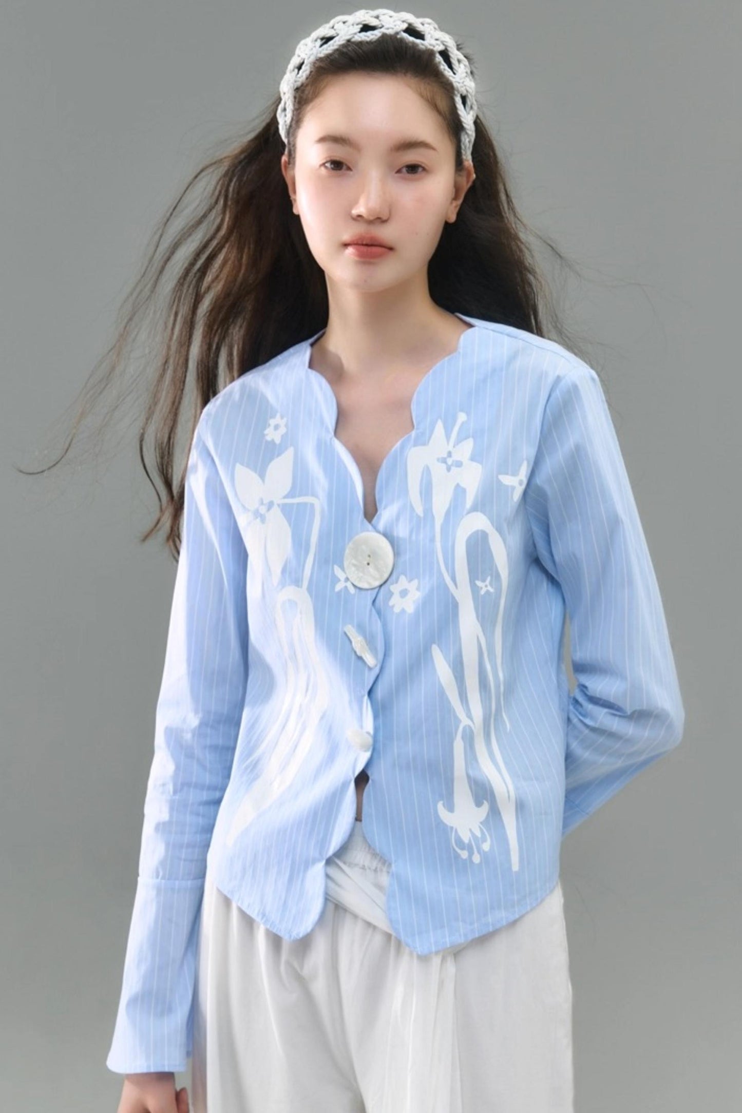 Vintage Lily Flared Sleeve Shirt
