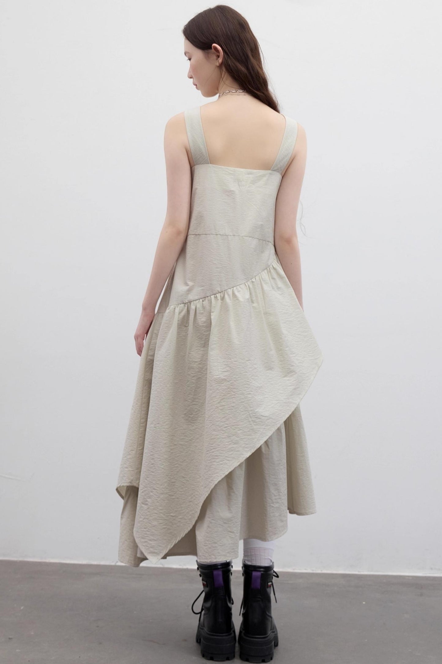 Green Layered Romantic Dress