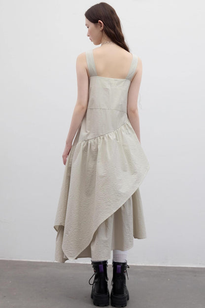 Green Layered Romantic Dress