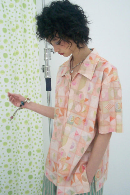 Summer Geometric Blouse