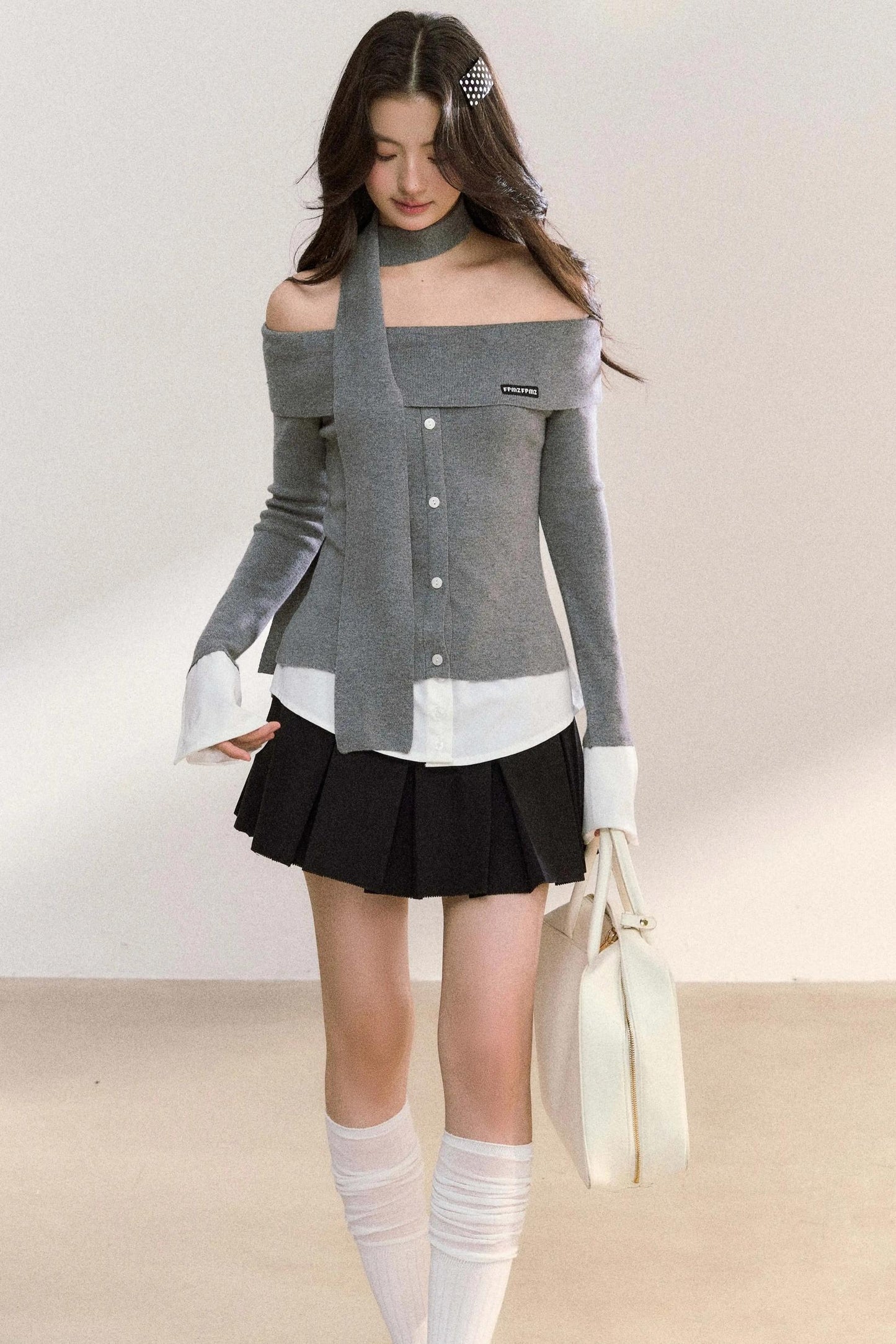 Patchwork Knitwear Sweater