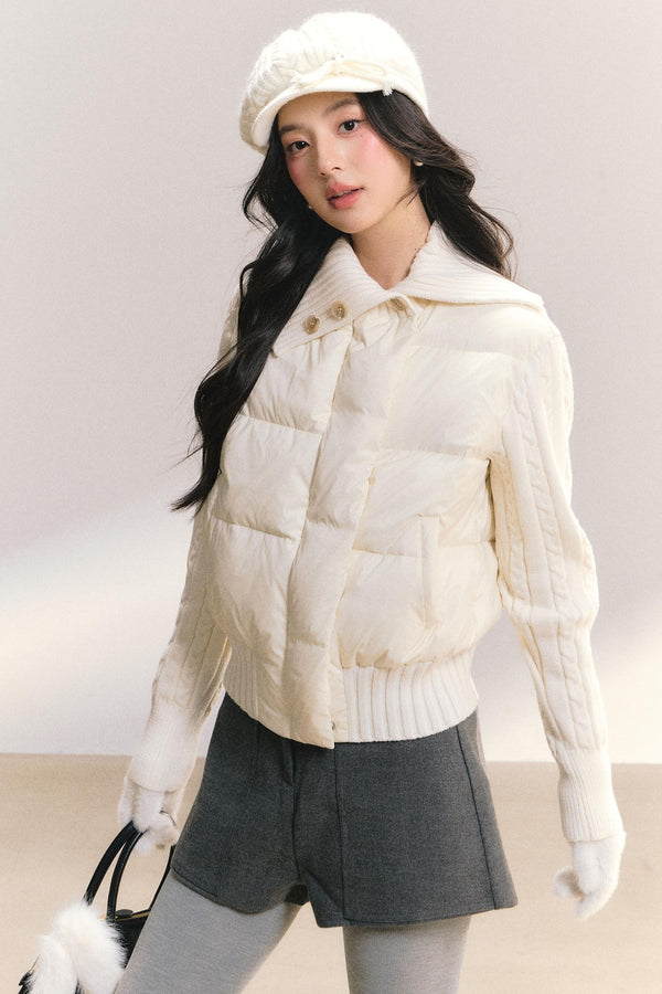 Slim Fit Twist Sleeve Coat