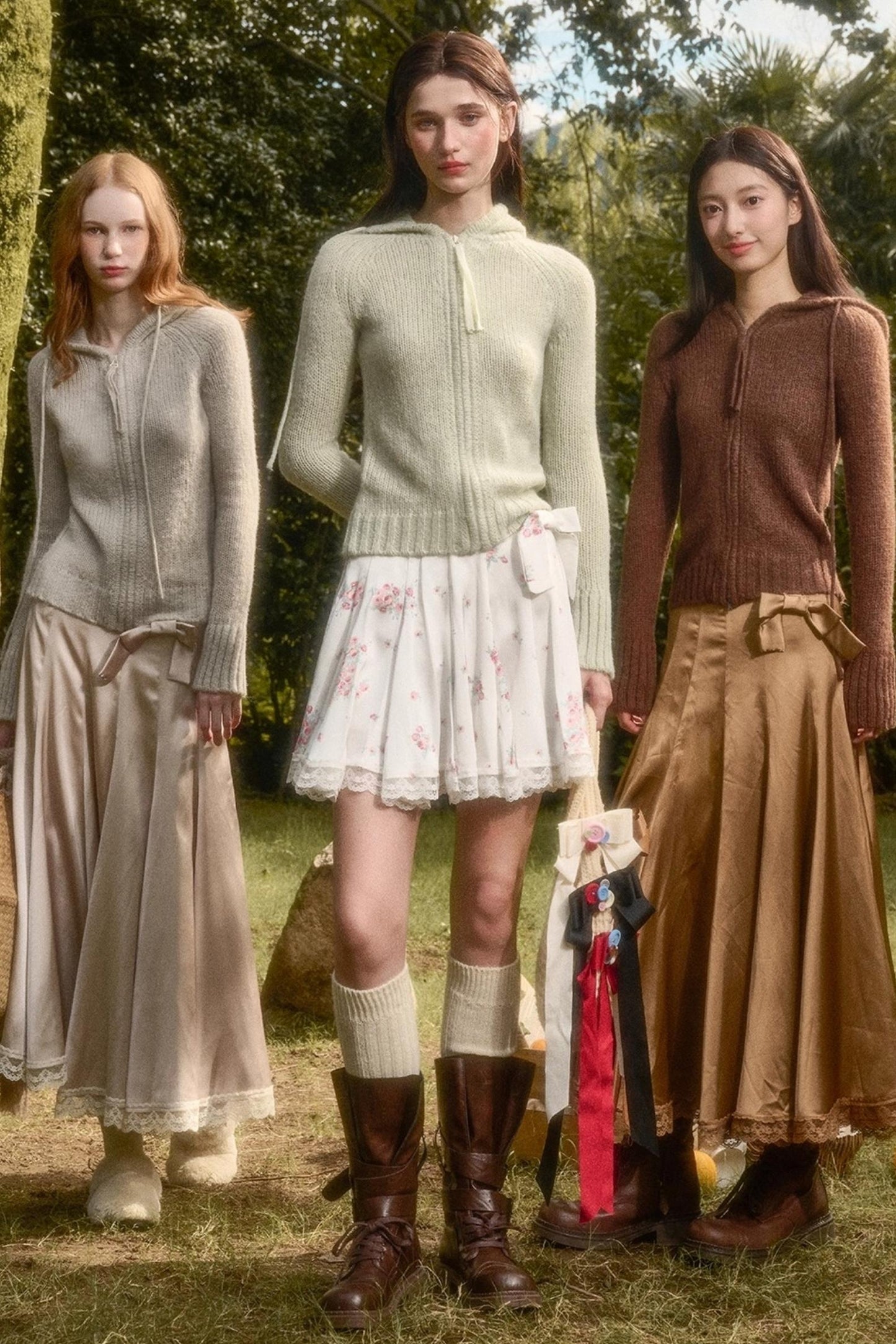 Shiny Satin Maxi Skirt