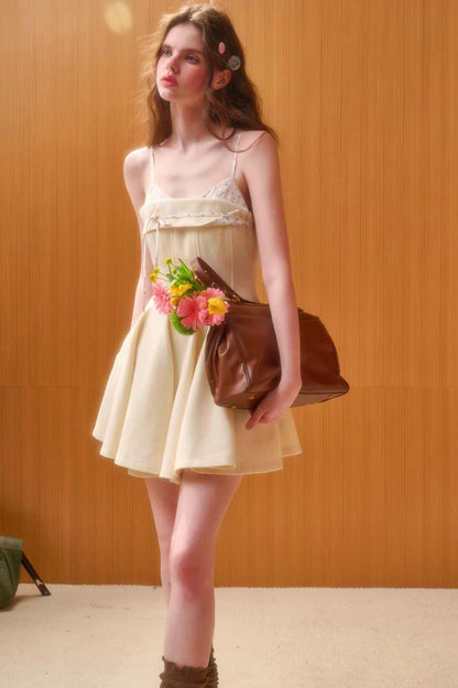 Milky Way Wool Camisole Dress