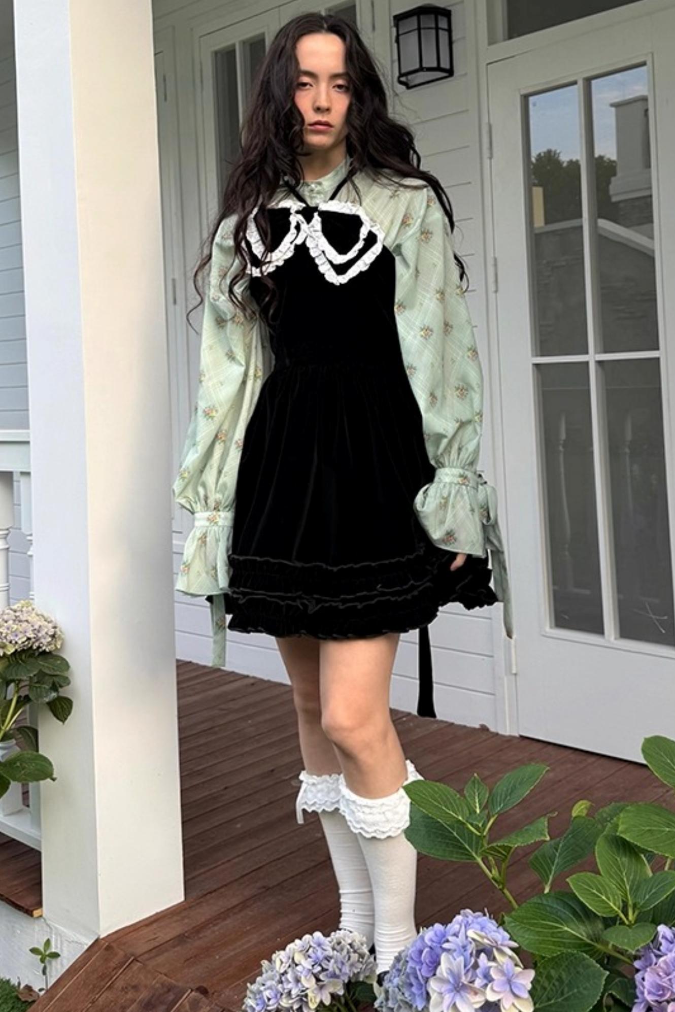 Fairy Tale Jacquard Puff Shirt