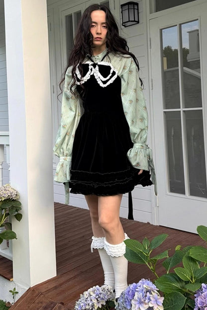 Fairy Tale Jacquard Puff Shirt