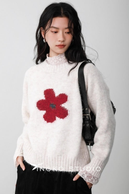 Ingko Cloud Floral Sweater