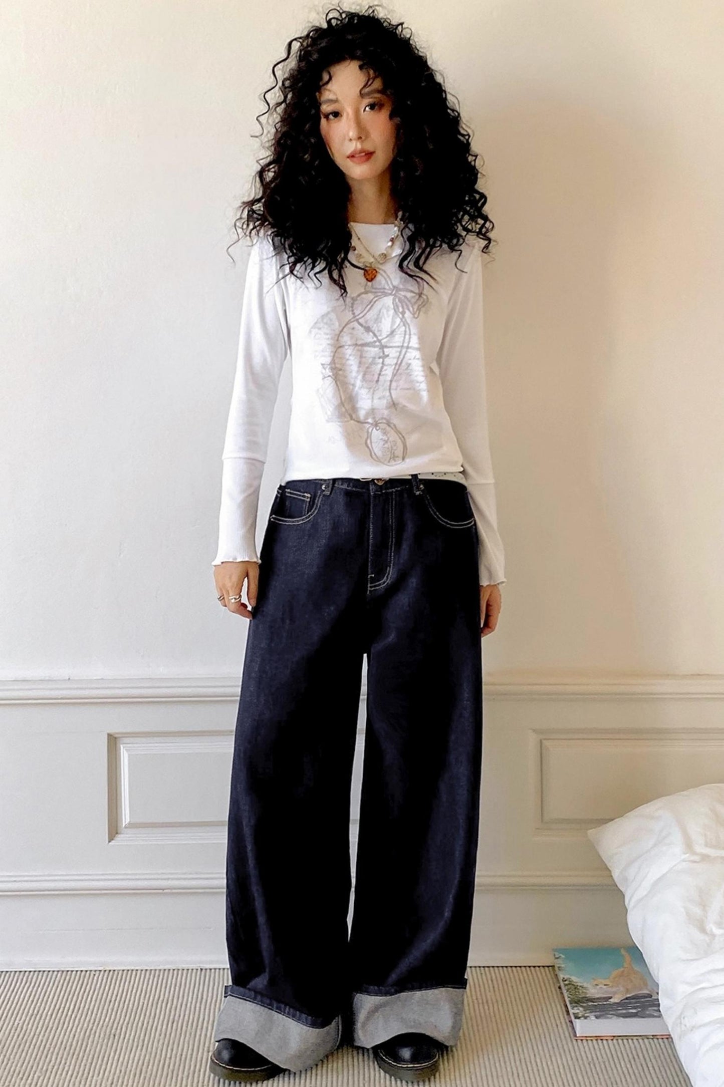 Disorder Loose Wide-leg Jeans