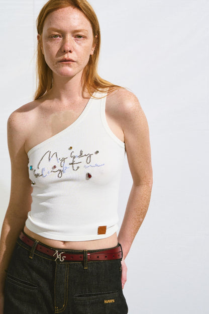 Colorful Diamond Knit Top