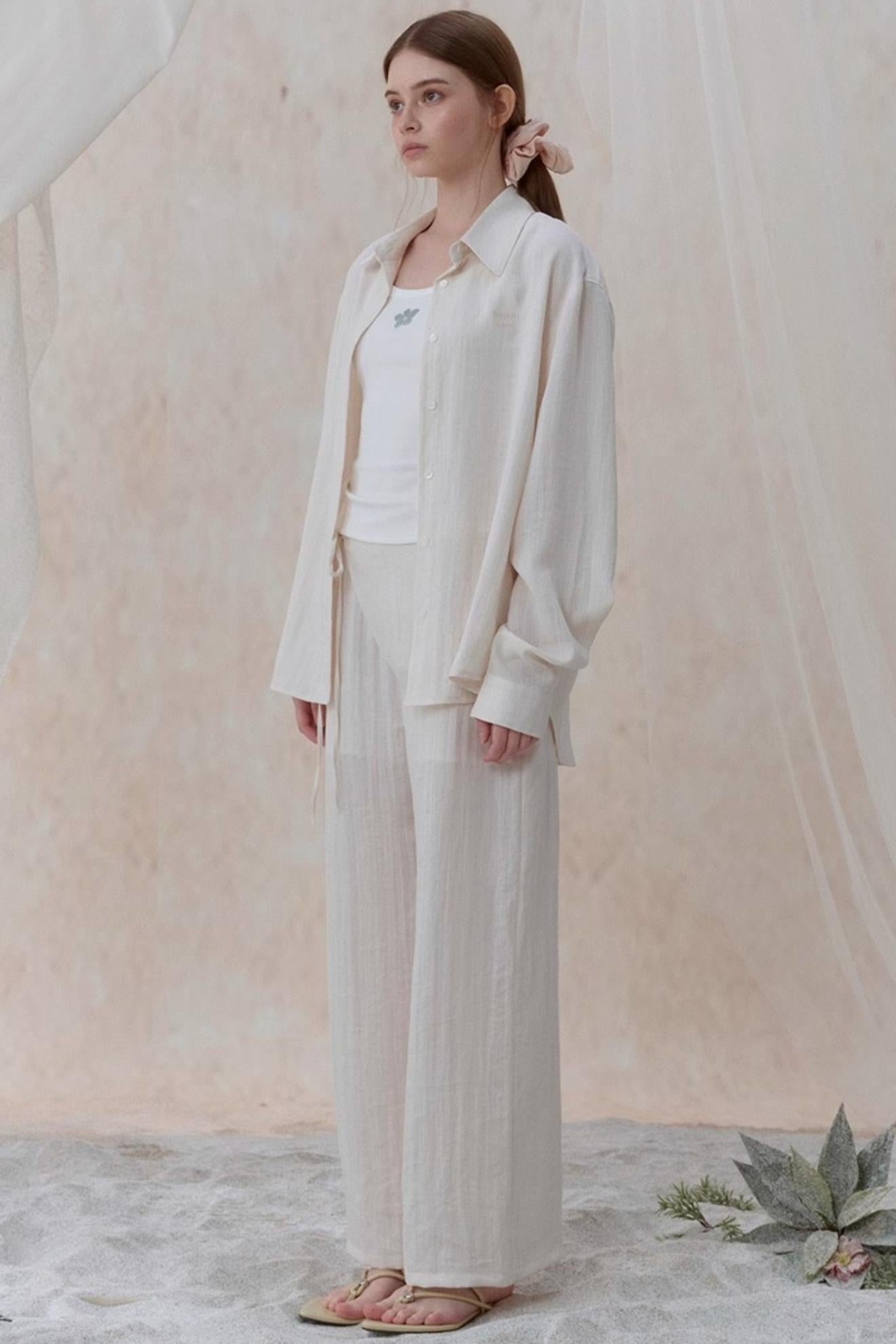 Evening Linen Blend Shirt