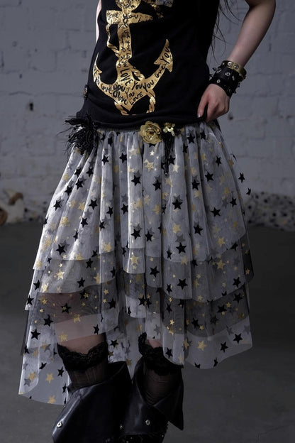 Dreamy Mesh Bustier Gown Dress