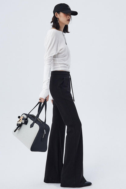 Ourhour Loose Long-Sleeved Sweatshirt