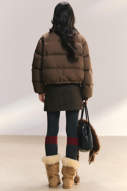 Plaid Frosting Cotton Jacket