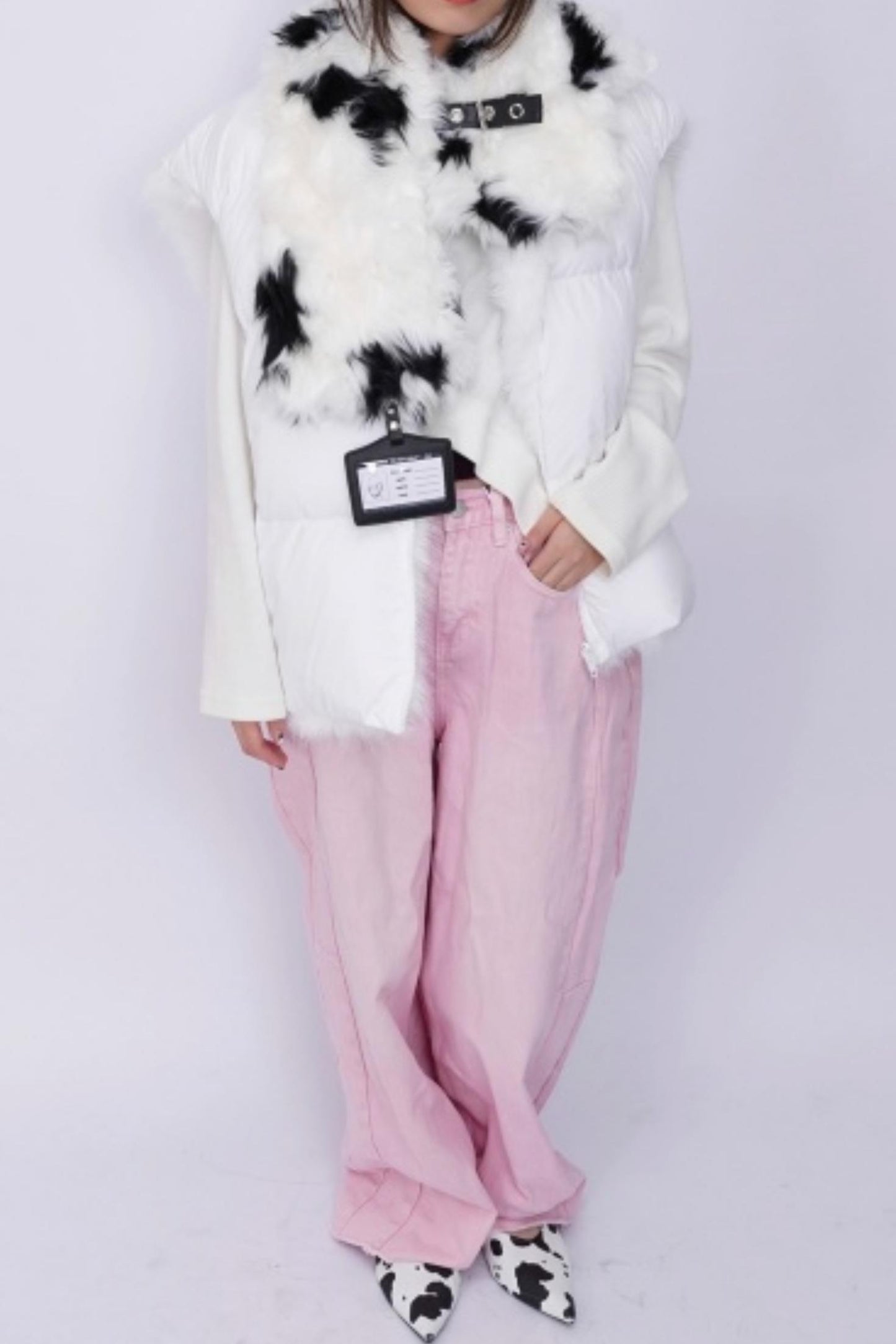 Rebirth Plush Patchwork Scarf