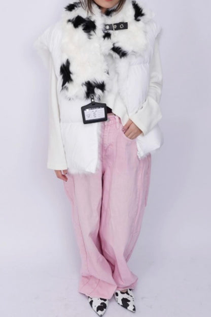 Rebirth Plush Patchwork Scarf