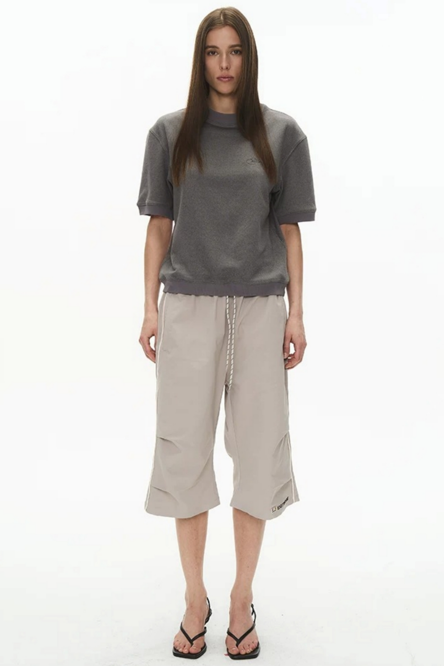 Retro Pleated Cargo Shorts