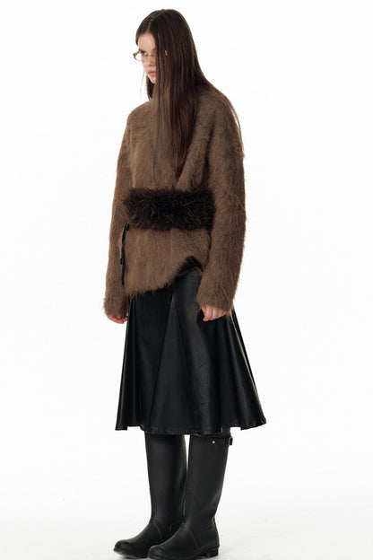 Faux Fur Collar Scarf