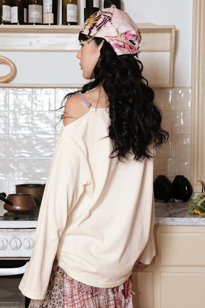 Autumn Off-Shoulder Long Sleeve Top