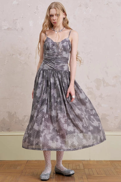 Polka Dot Maxi Dress