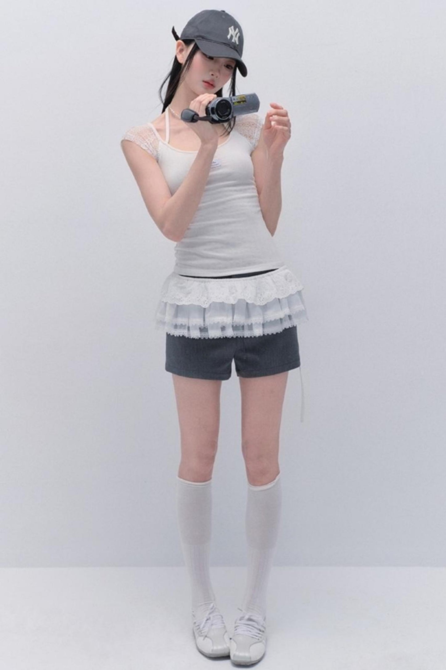 Delicate Lace Patchwork Top