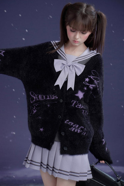 Oxygen Gray-Purple Sailor Dress