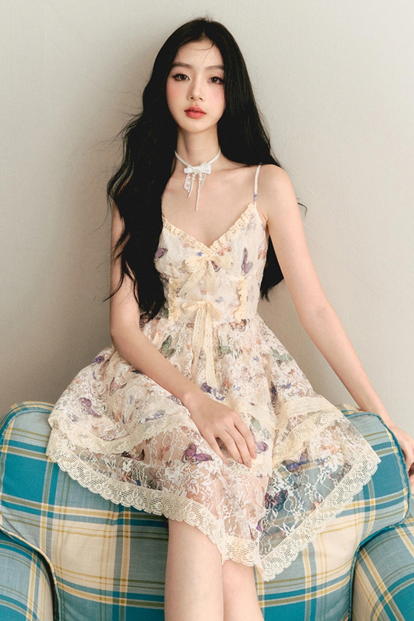 Berlin Girl Vintage Lace Halter Dress