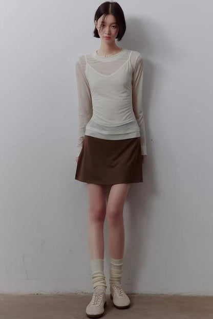 Breathable Knitted Skirt