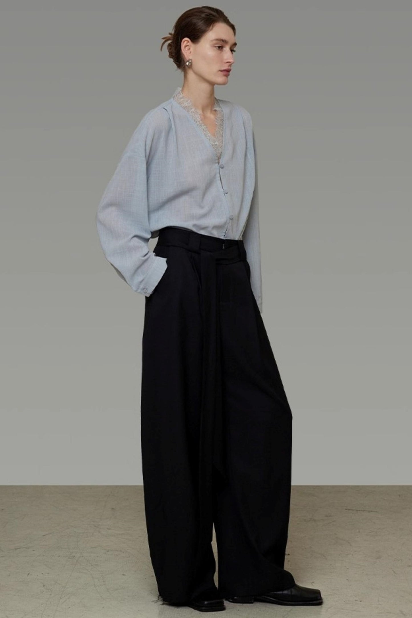 Autumn Lace V-Neck Top