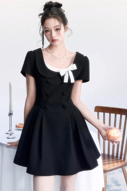 Hepburn Vintage Puffy Dress