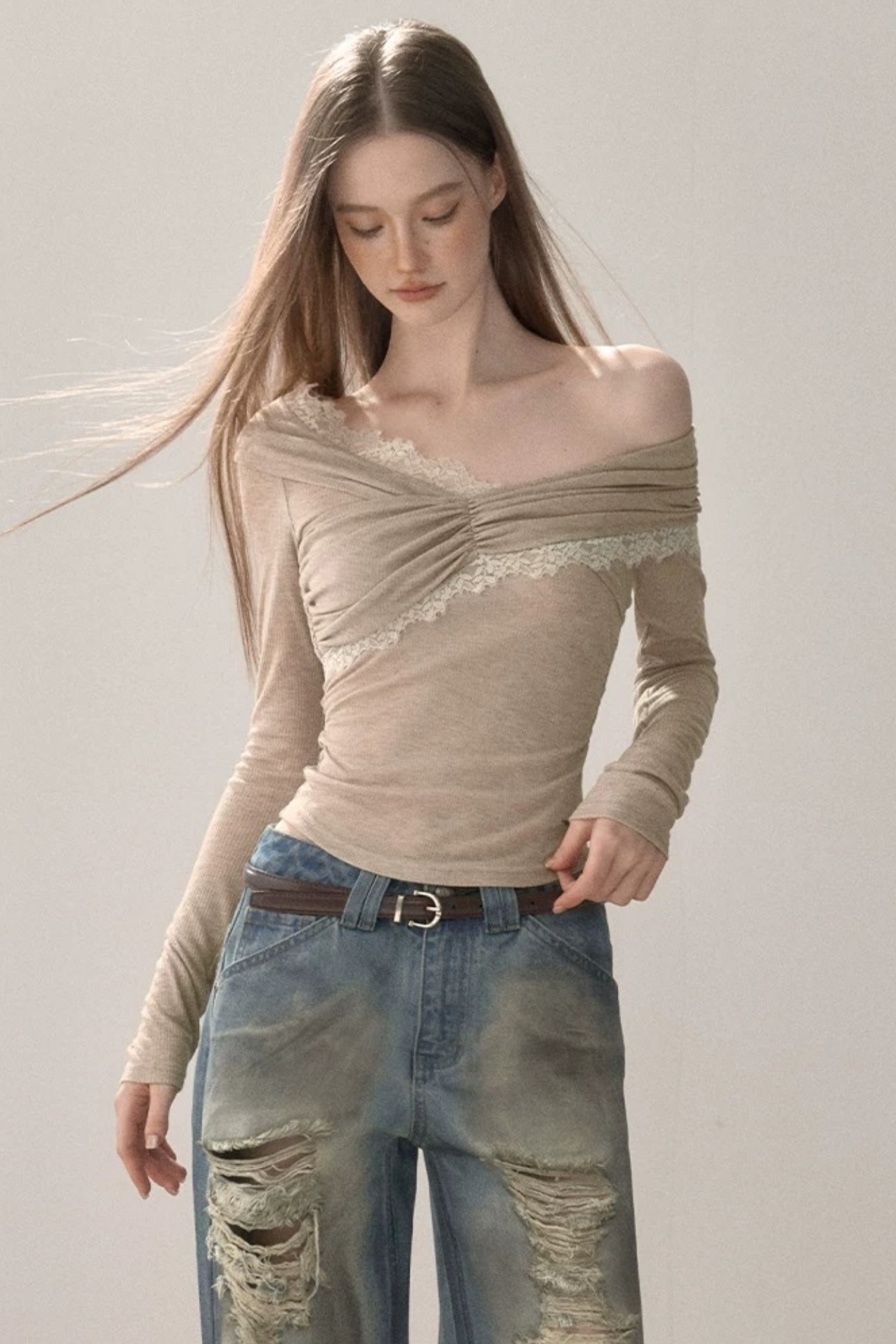 Sexy Off-Shoulder Lace Top