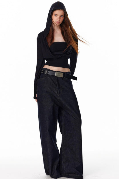 Slim Wool Striped Long Sleeve T-Shirt