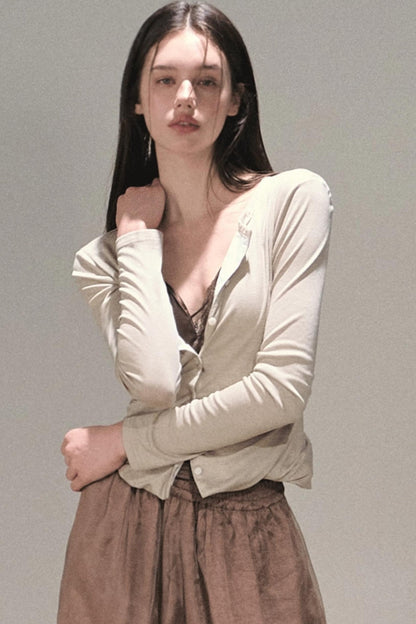 Reversible Bud Cardigan Top