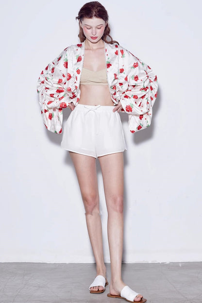 Deconstructed Rose Beaded Jacket