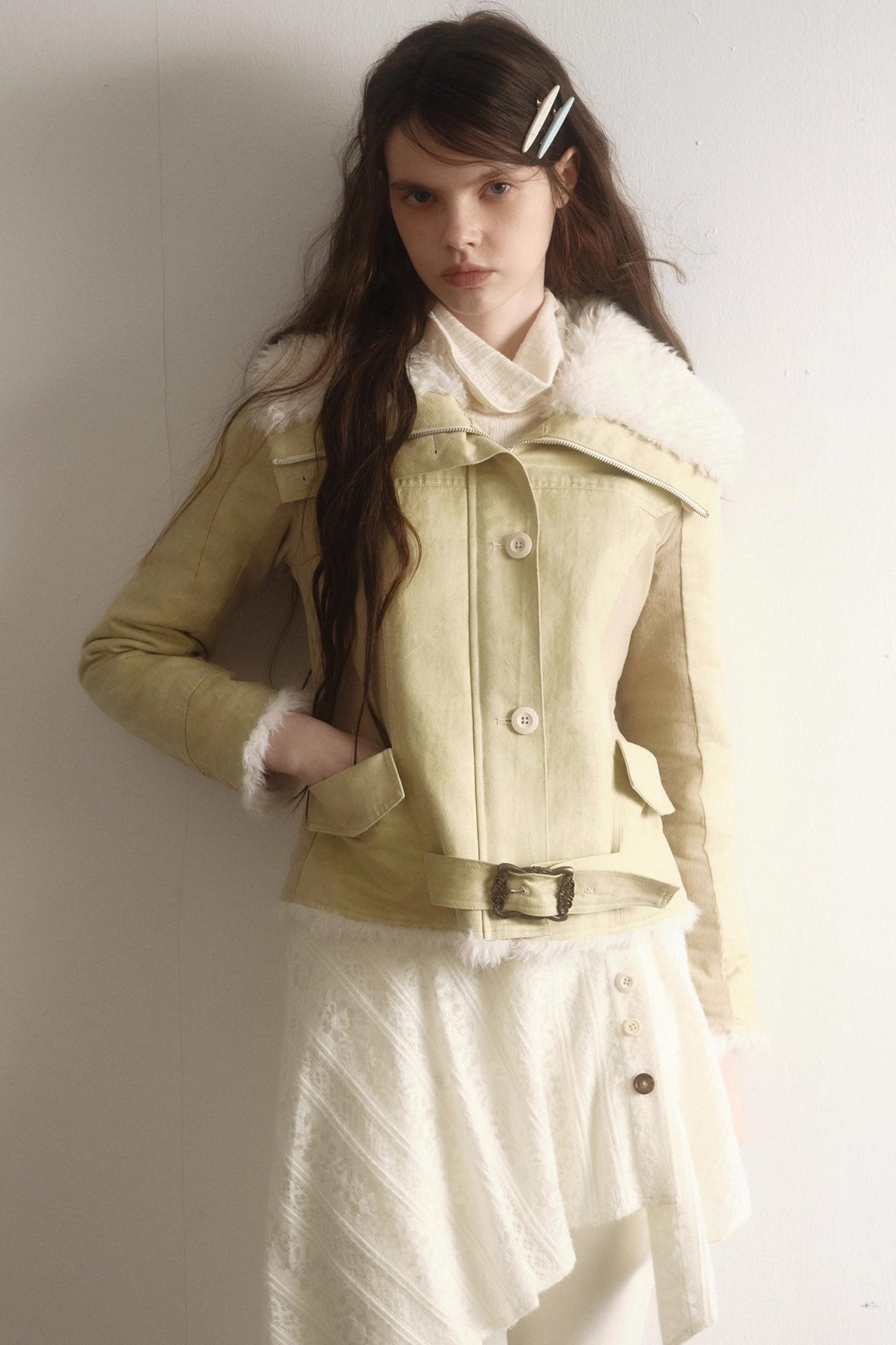 Vintage Green Cotton Jacket