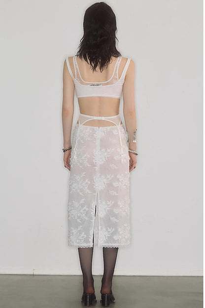 Lace Layered Bra Two-Piece Wear Top