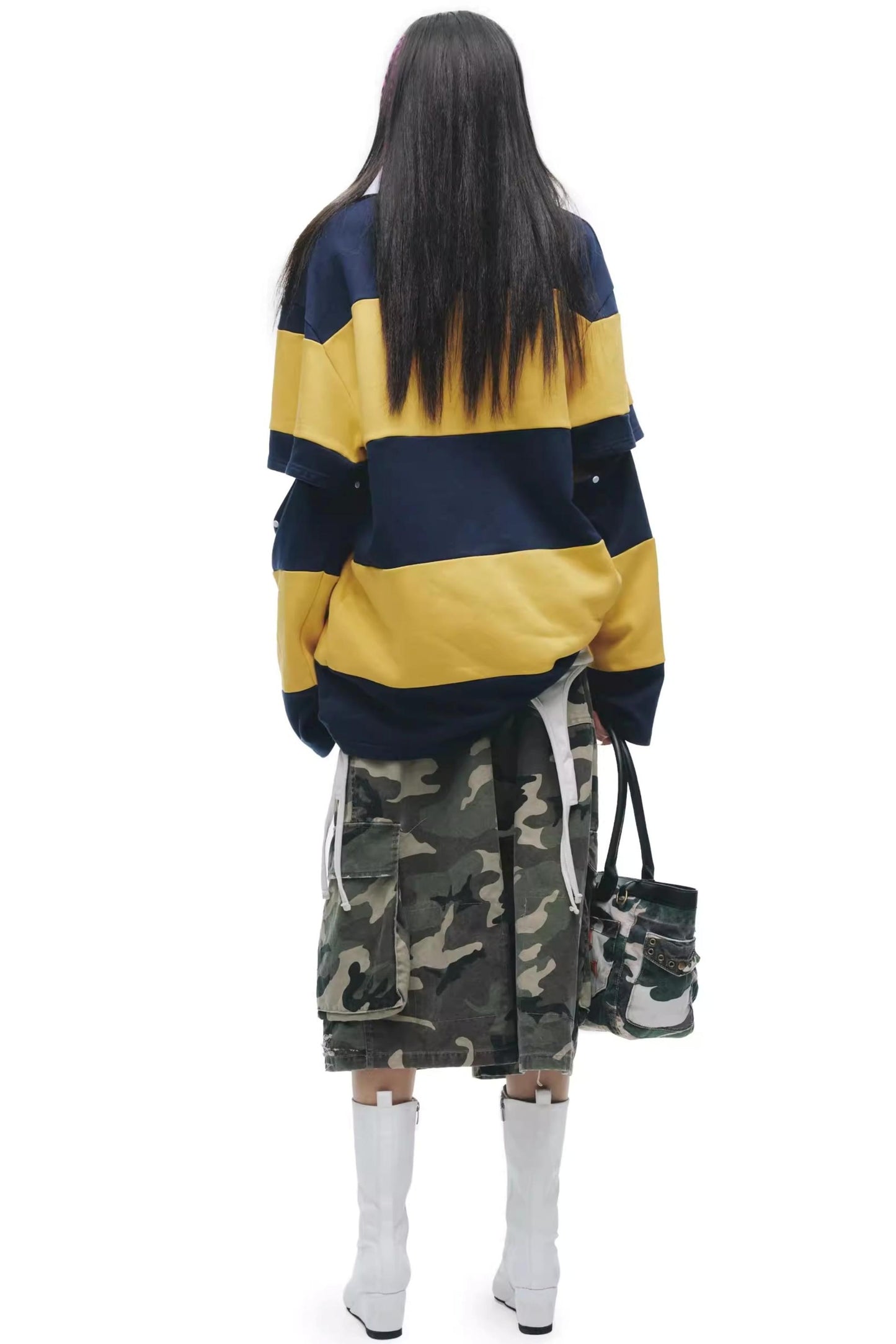 Punk Structured Oversized T-Shirt