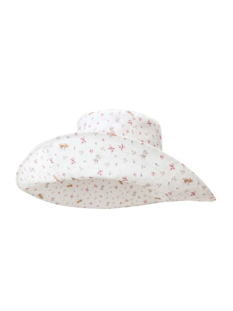 Animal Flower Pattern Island Style Vacation Hat