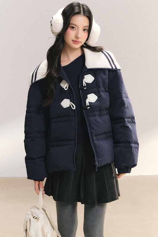 Sailor Collar Duffle Coat